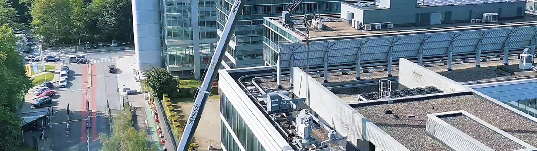 High & Safe realiseert complexe Sky Climber-installatie voor BNP Paribas Real Estate in Brussel