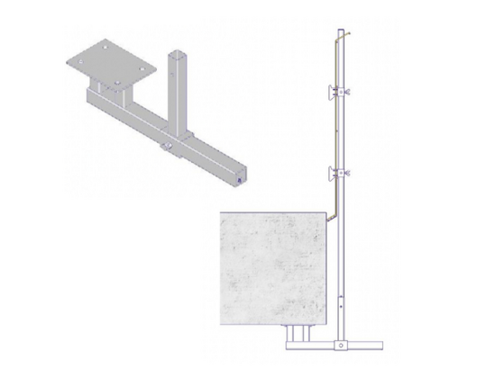 VT bevestiging horizontaal