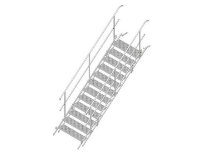 Escalier de chantier, 12 marches