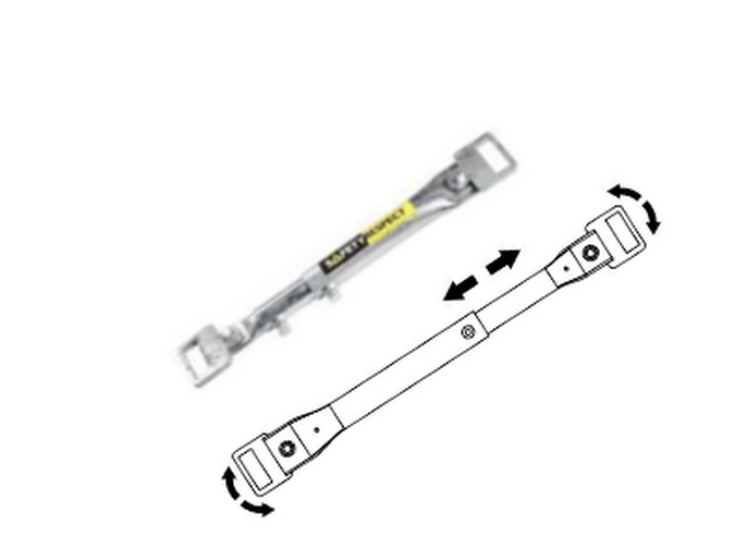 Adjustable handrail 0,58 - 0,78 m