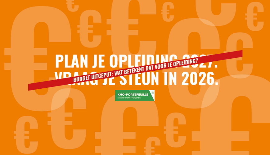 Budget kmo-portefeuille uitgeput: wat betekent dat voor je opleiding?